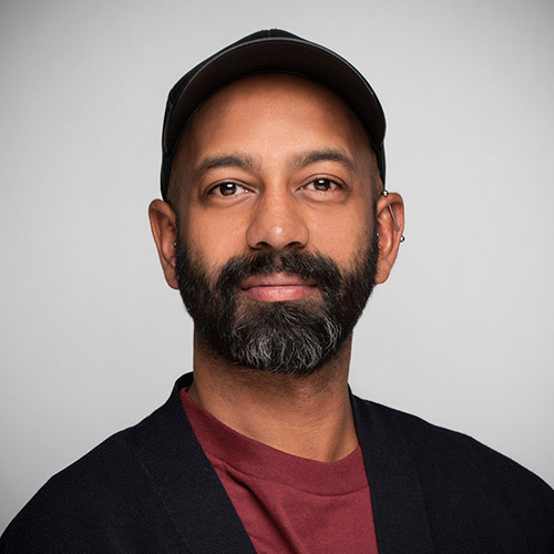 Brendan Fernandes headshot courtesy of The Banff Centre. Photo by Anna Springate-Floch.