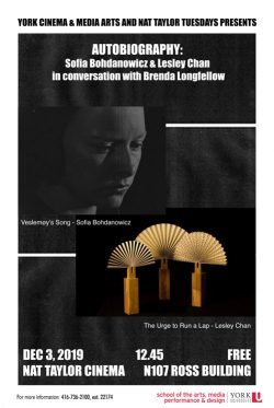 AUTOBIOGRAPHY: Sofia Bohdanowicz & Lesley Chan in conversation with Brenda Longfellow @ Nat Taylor Cinema