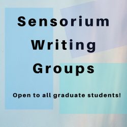 Sensorium General Writing Group @ The Sensorium Research Loft